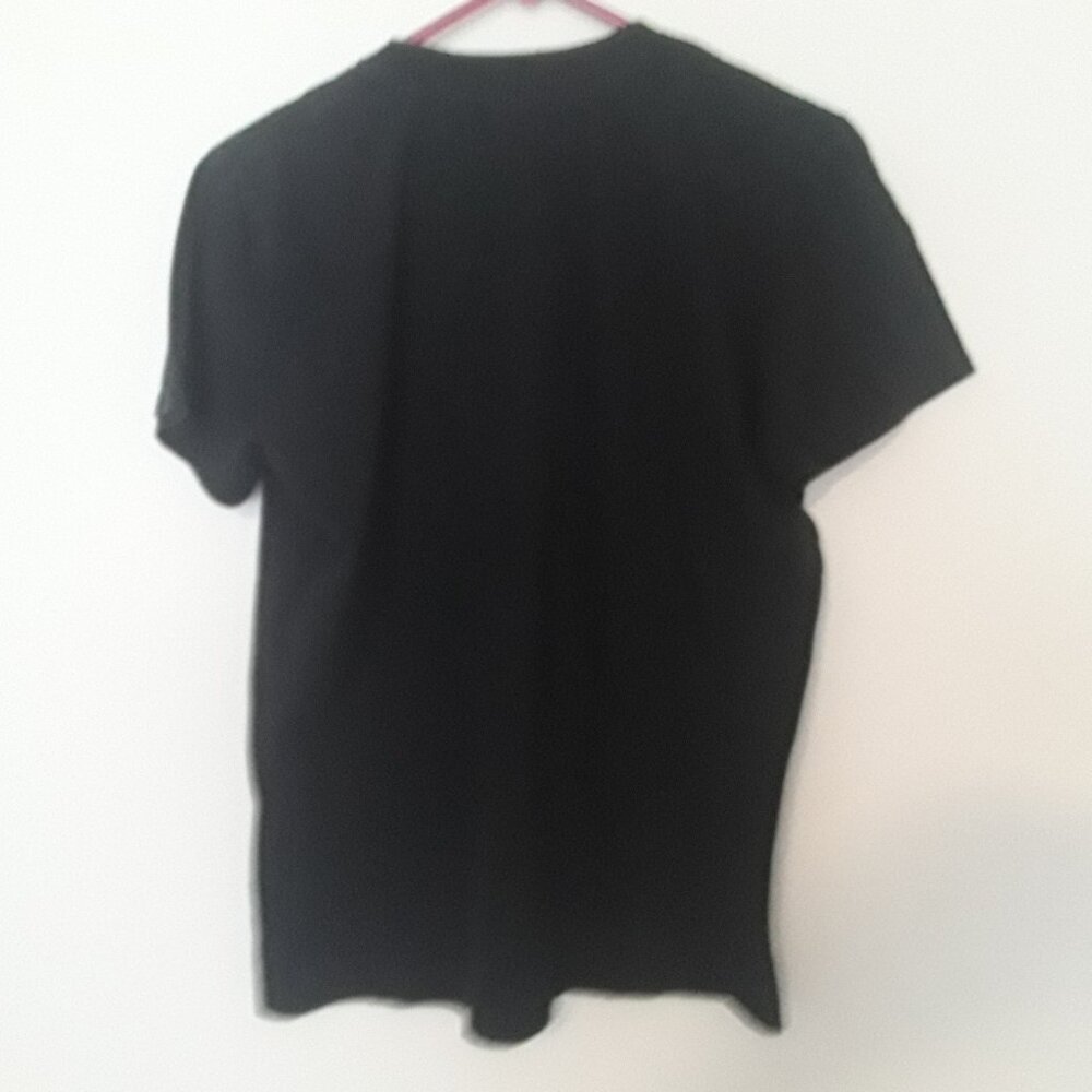 Mon Keys Mens size medium black w/white and gray Keep Calm Gaming T-Shirt - Picture 3 of 4
